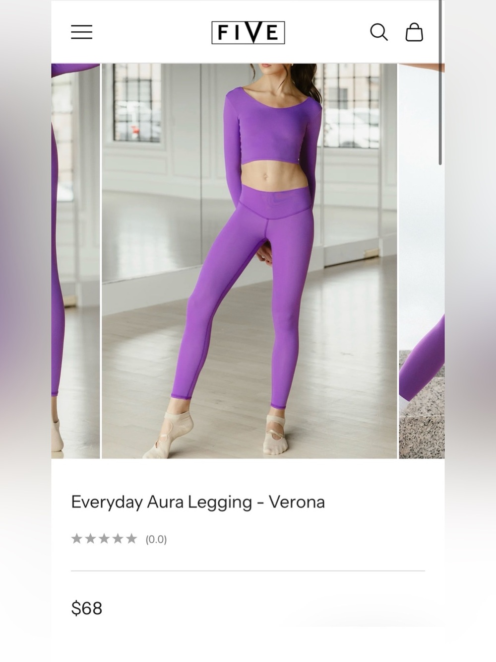 Everyday Aura Legging - Verona Purple